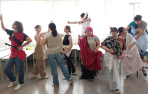 Tableau vivant de La Primavera di Botticelli