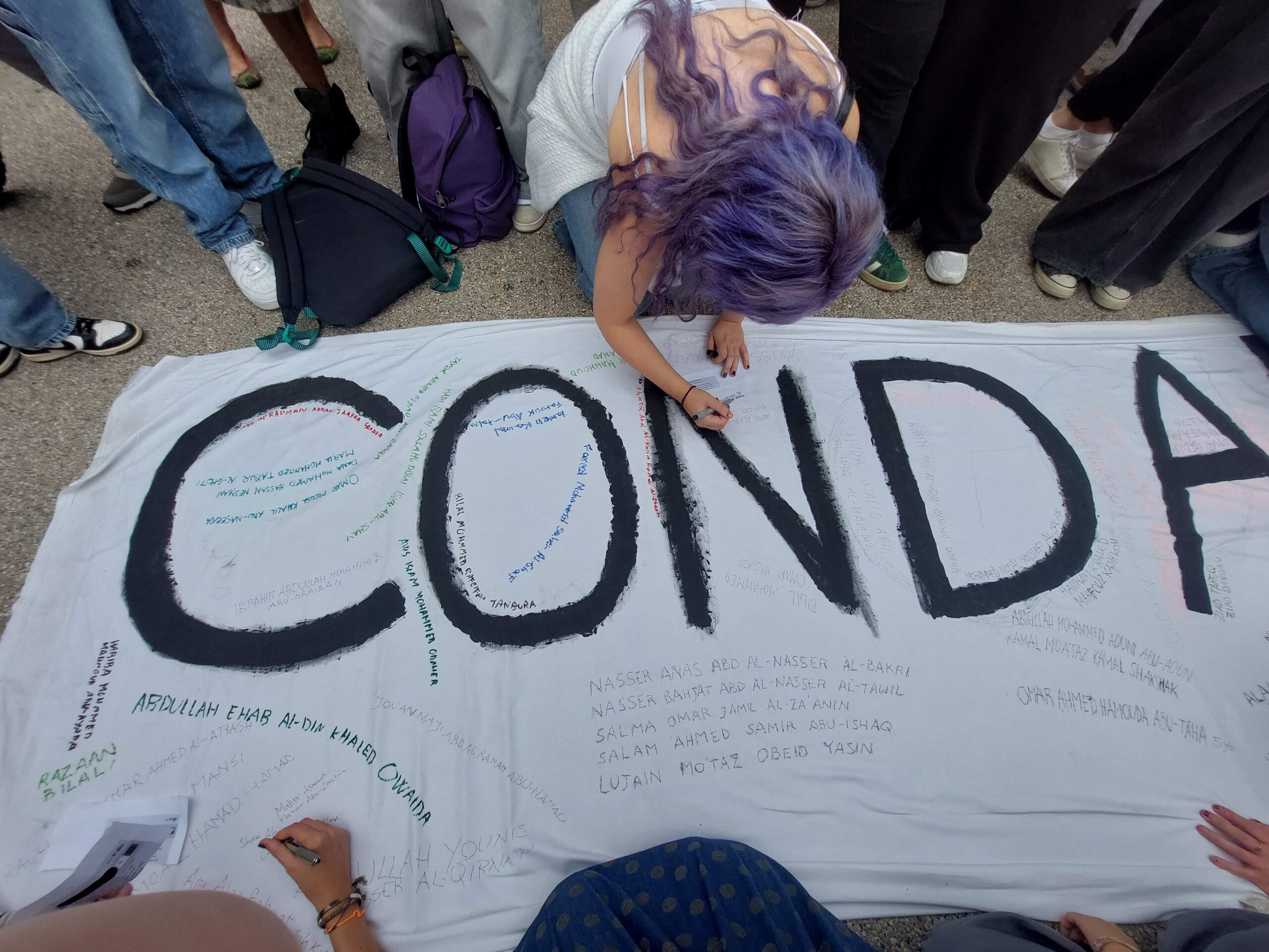 manifestazione contro il genocidio di Gaza a Pistoia